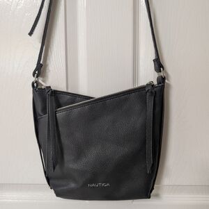 Nautica Elegant Black Crossbody Bag